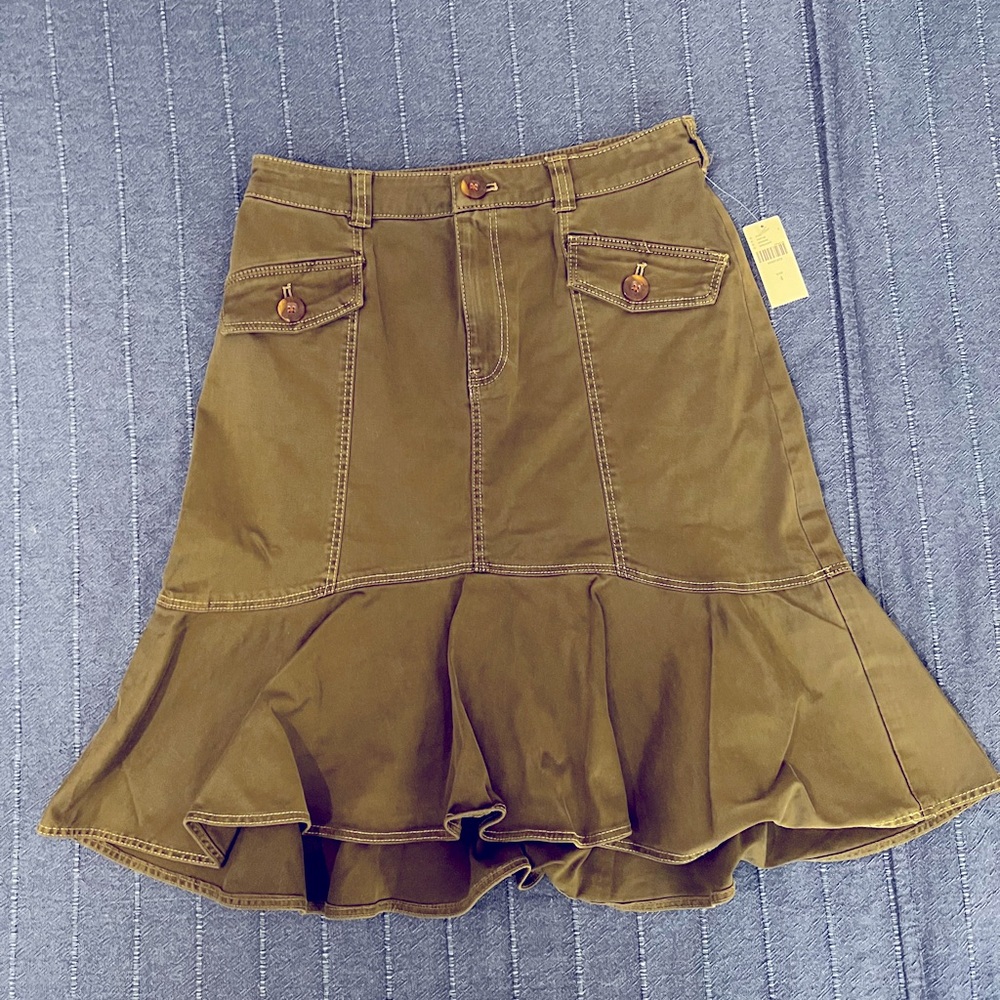 Anthro Maeve Flared Skirt NWT